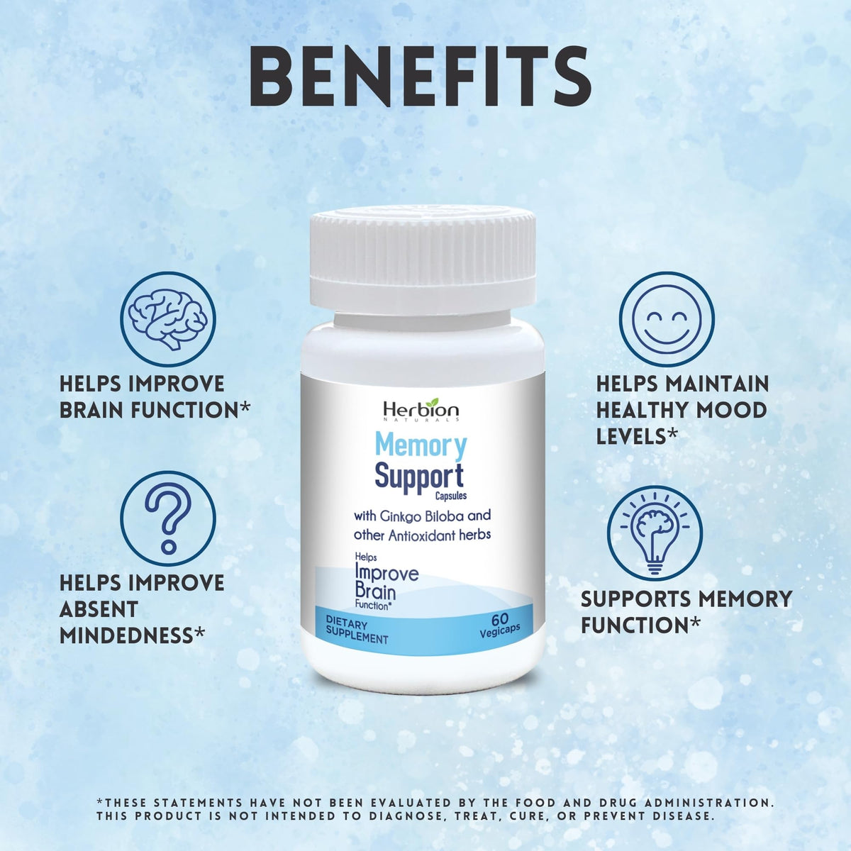 HERBION capsules sur une table avec des herbes visibles