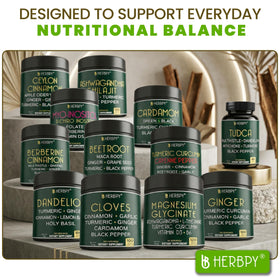 Herbpy Amla 7-en-1 capsules avec des plantes médicinales