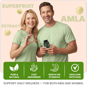 Herbpy Amla 7-en-1 capsules avec étiquette détaillée