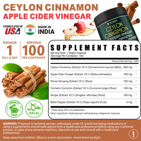Herbpy Compléments Alimentaires Ceylan Cannelle 6en1 vue de côté