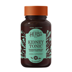 Herbs Etc. Complément Alimentaire Rein Tonic 60 gélules bio, boîte avant