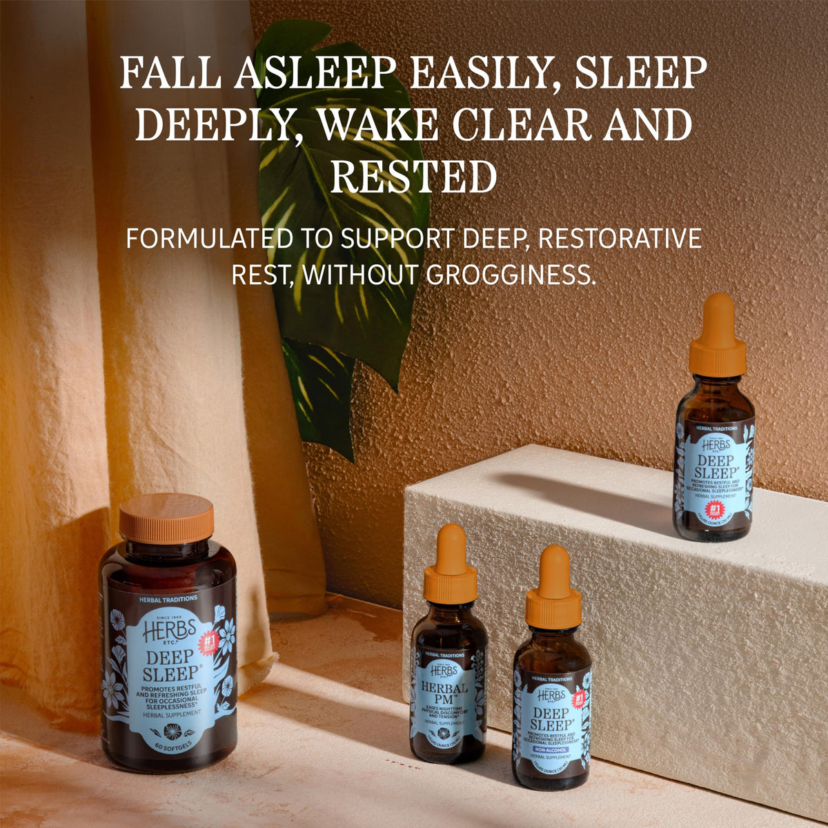 Herbs Etc. Extrait Liquide Deep Sleep Classic 4 fl oz, vue arrière