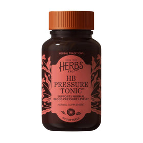 Herbs Etc. HB Pressure Tonic Softgels 60 gélules bio, vue avant
