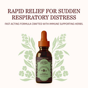 Herbs Etc. Respiratonic Extrait Liquide 60 ml, flacon ouvert avec goutteur