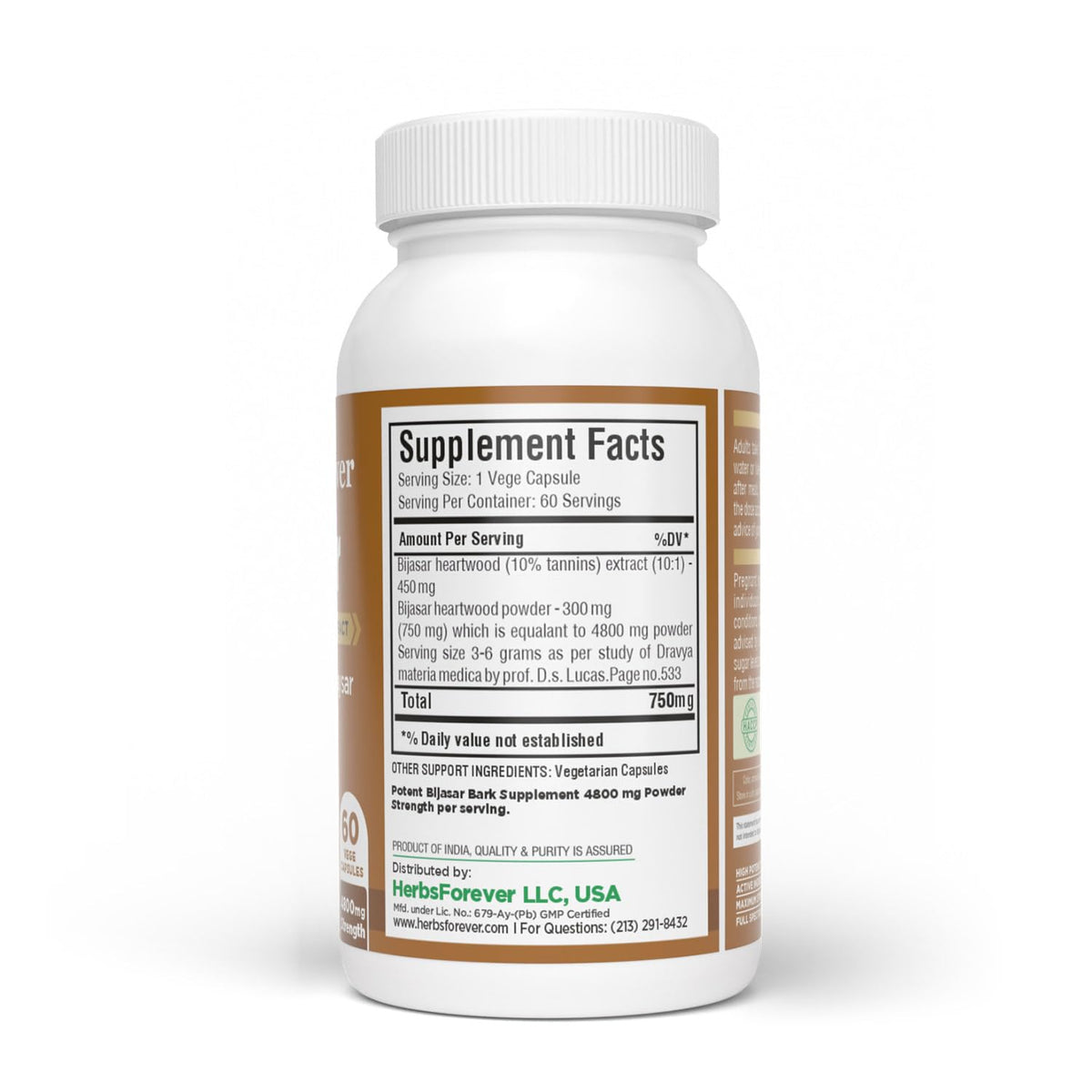 Herbsforever Bijasar capsules sur fond blanc