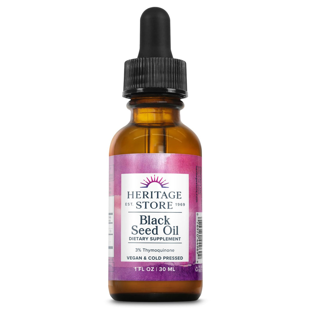 HERITAGE STORE Huile de Graines Noires 30 ml vue avant