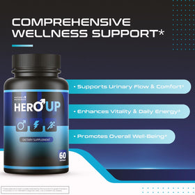 HeroUP - Capsules faciles à avaler, vue de côté