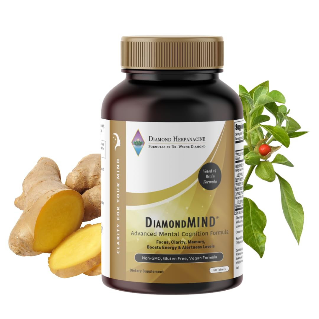 Herpanacine DiamondMIND complément alimentaire en boîte de 60 comprimés