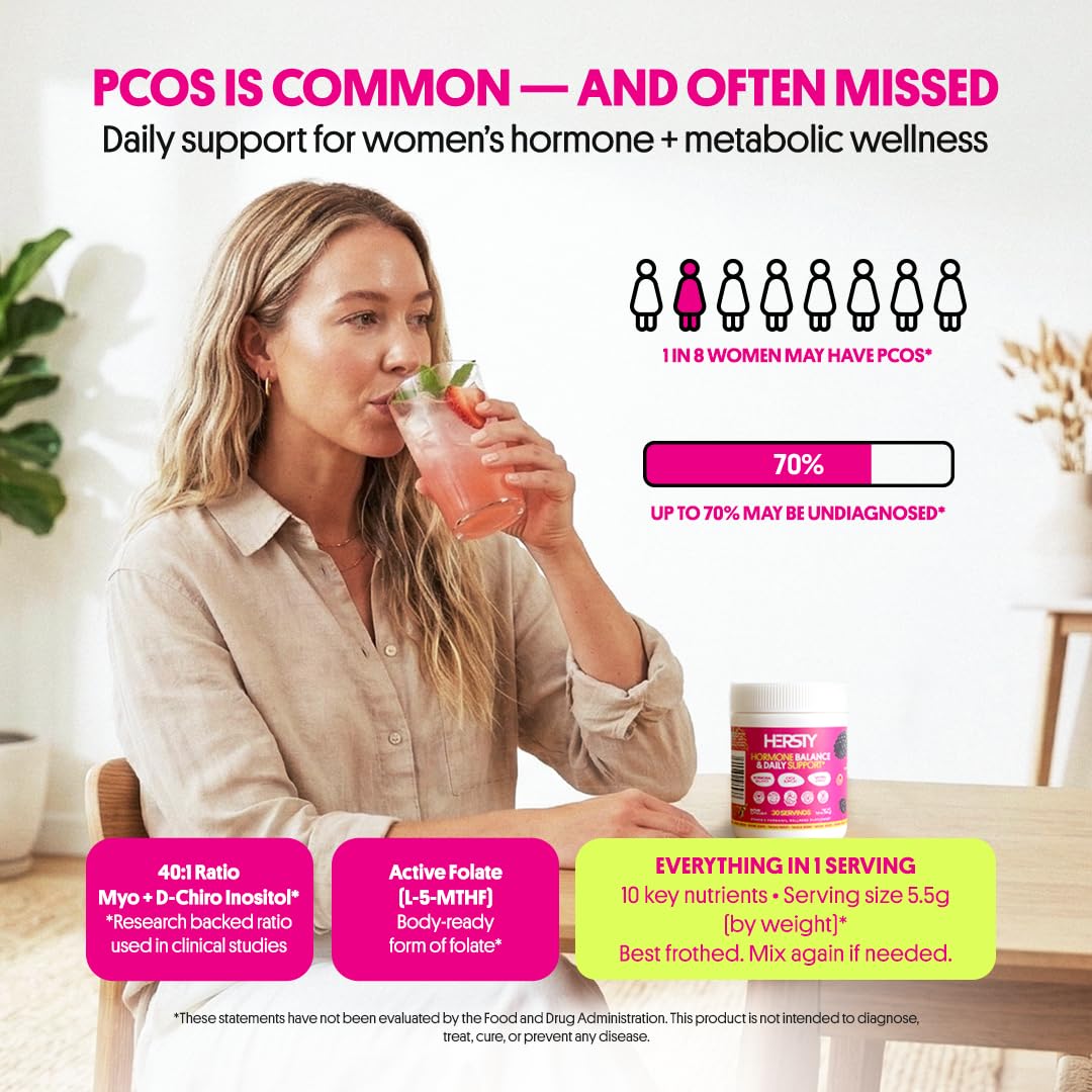 HERSTY Poudre de Myo-Inositol et D-Chiro Inositol 40:1 emballage