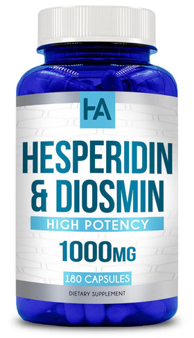 Hesperidin Plus 1000mg 180 gélules végétariennes vue de face
