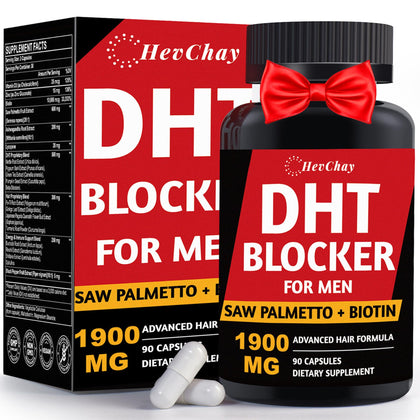 HevChay Bloqueur de DHT pour hommes 90 capsules vue avant