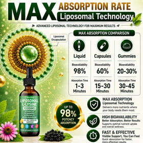 HevChay L-Lysine Liquide 1000mg ingrédients détaillés