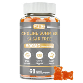 HFELIZ Choline Gummies 60 Comp. vue de face avec emballage