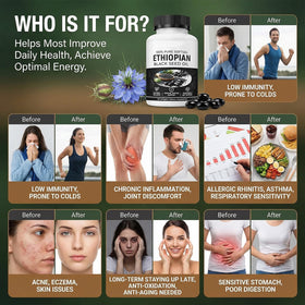 HIDLY Capsules d'Huile de Graines Noires 90 Softgels mise en scène
