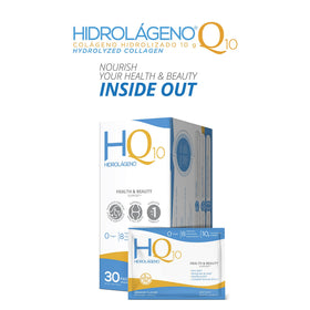 HIDROLÁGENO Q10 collagène hydrolysé, sachets ouverts avec poudre