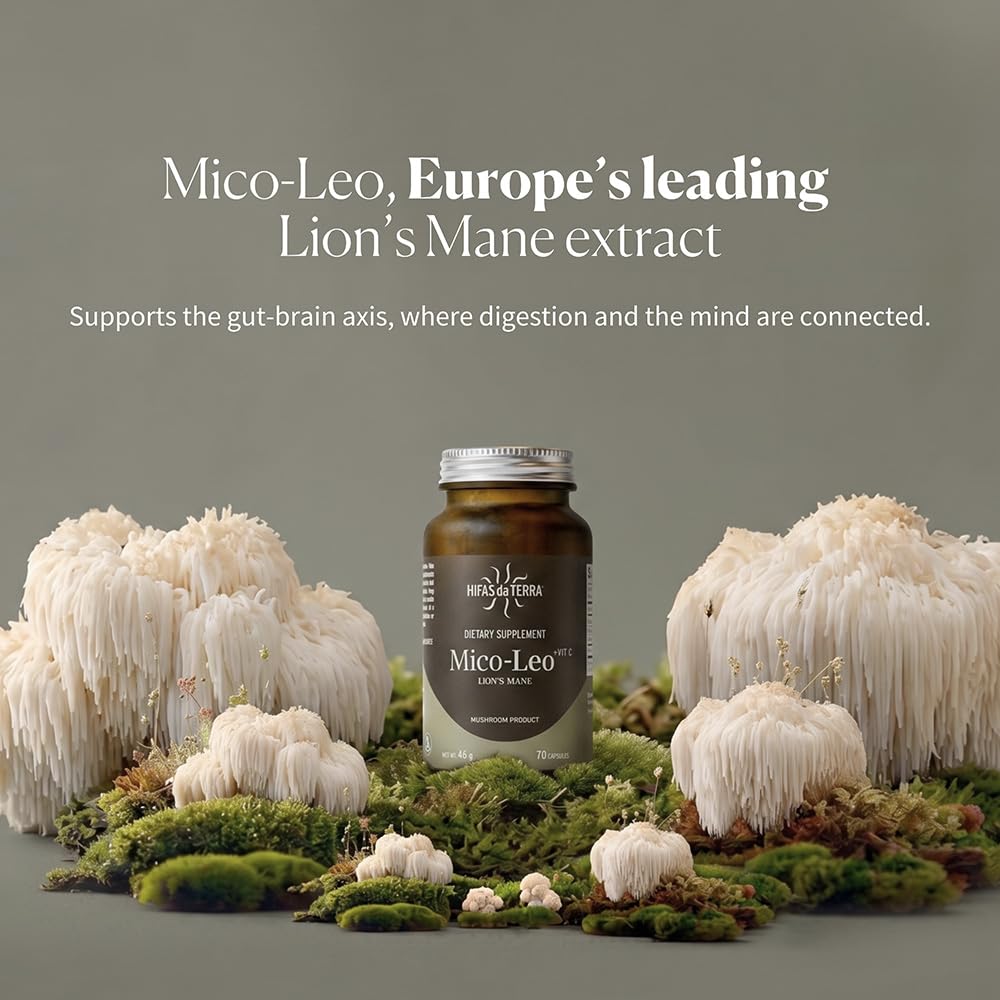 HIFAS DA TERRA Mico-Leo étiquette du pot avec informations nutritionnelles