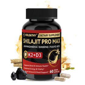 HIILEATHY Shilajit 500mg boîte avant vue