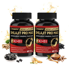 HIILEATHY Shilajit 60 capsules vue de face