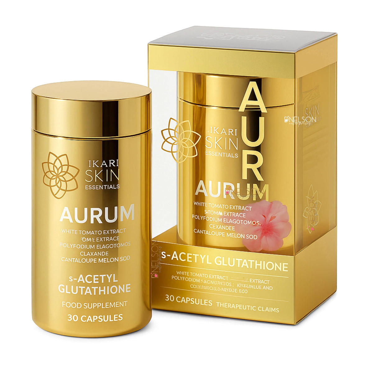 Hikari Skin Essentials Aurum 30 capsules vue de face