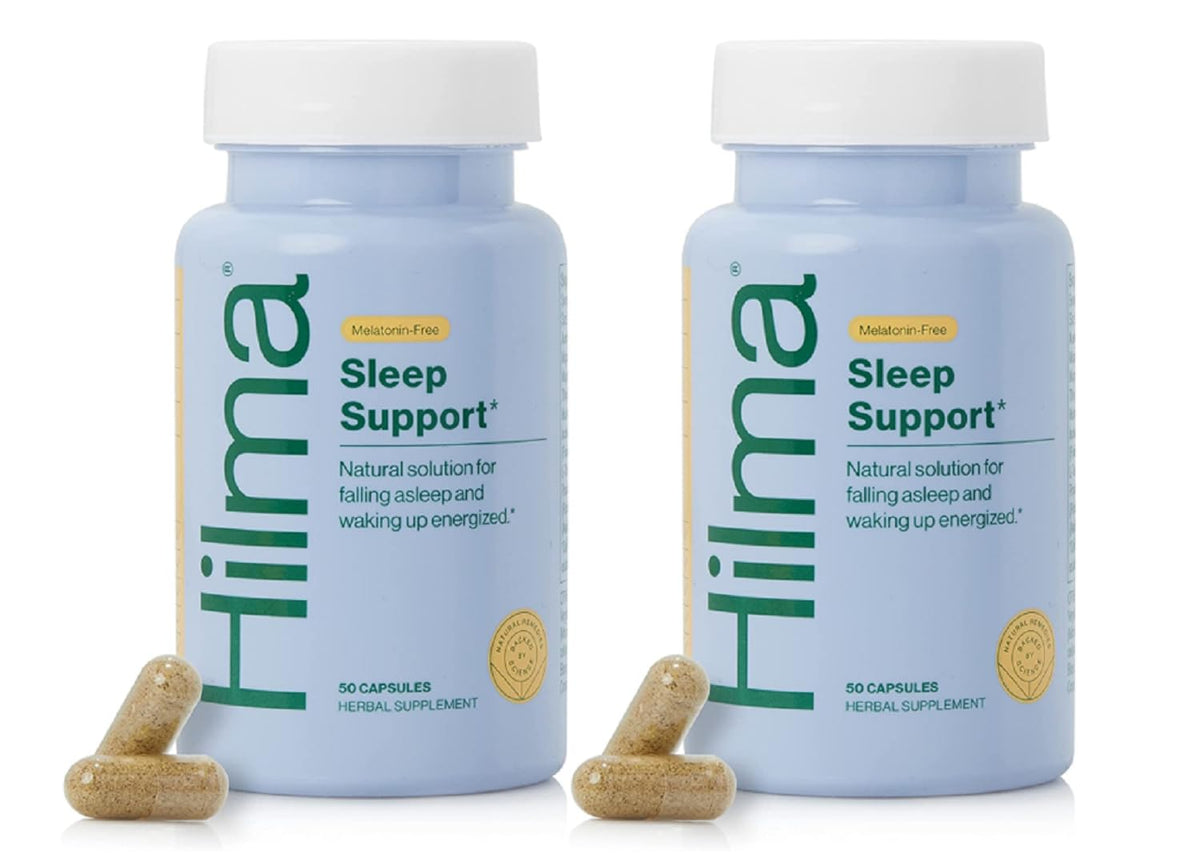 Hilma Complément Alimentaire Sommeil 100 Capsules Végétaliennes vue de face