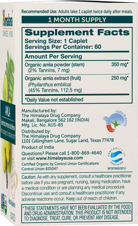 Himalaya Amla Bio 1200 mg 60 comprimés emballage