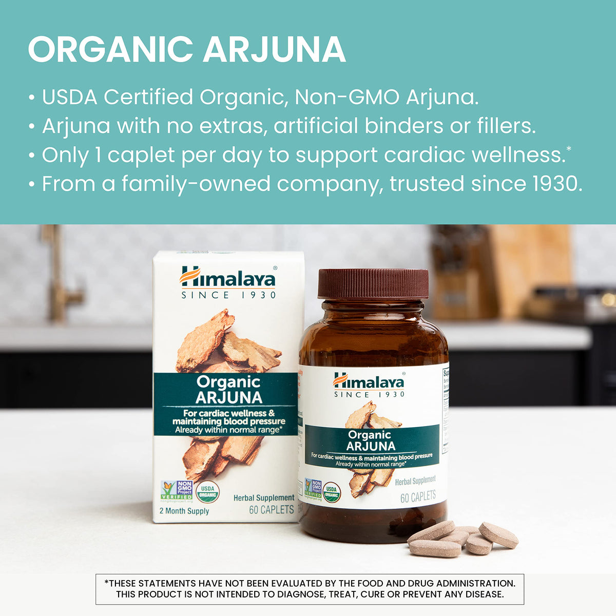 Himalaya Arjuna Bio 700 mg 60 Comprimés - emballage