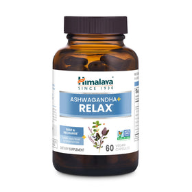 Himalaya Ashwagandha+ 540 mg 60 capsules végétales, vue de face