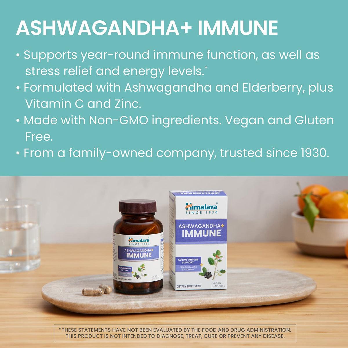 Himalaya Ashwagandha 960 mg 60 capsules côté