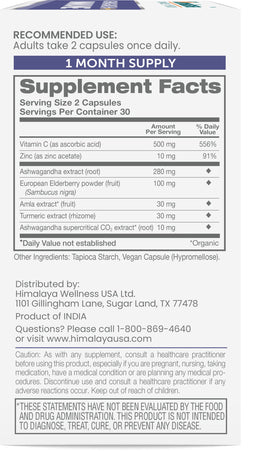 Himalaya Ashwagandha 960 mg 60 capsules emballage