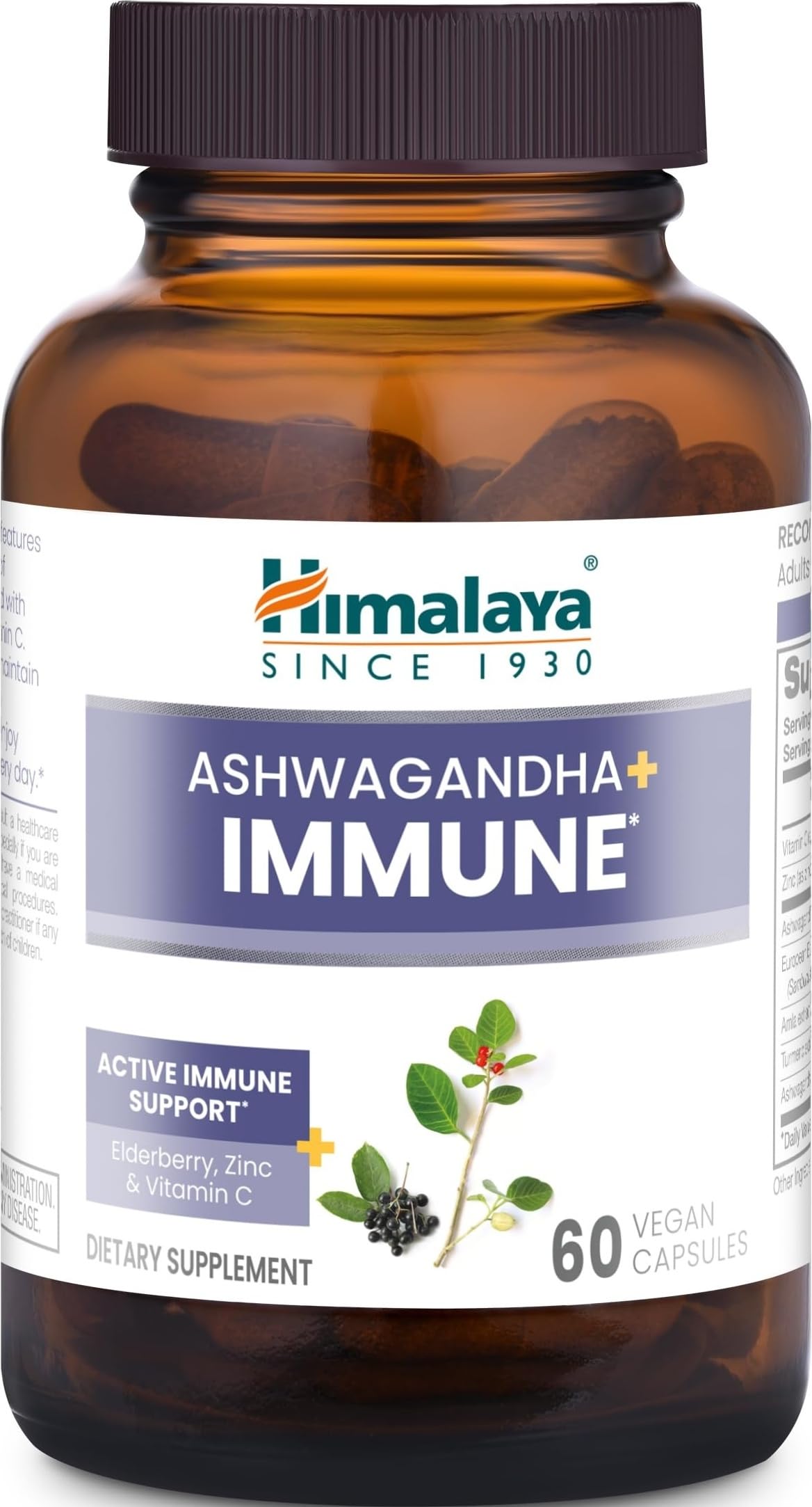Himalaya Ashwagandha 960 mg 60 capsules vue de face