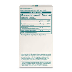 Himalaya Berberine flacon de 60 capsules, vue de côté