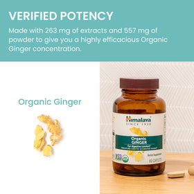 Himalaya Capsules de Racine de Gingembre Bio sur une table