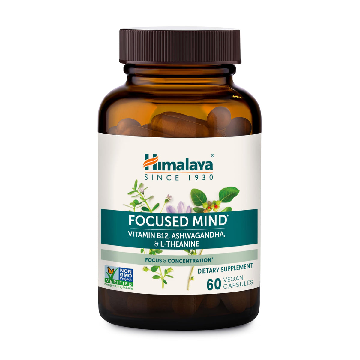 Himalaya Complément Alimentaire Esprit Focalisé 60 Gélules vue de face