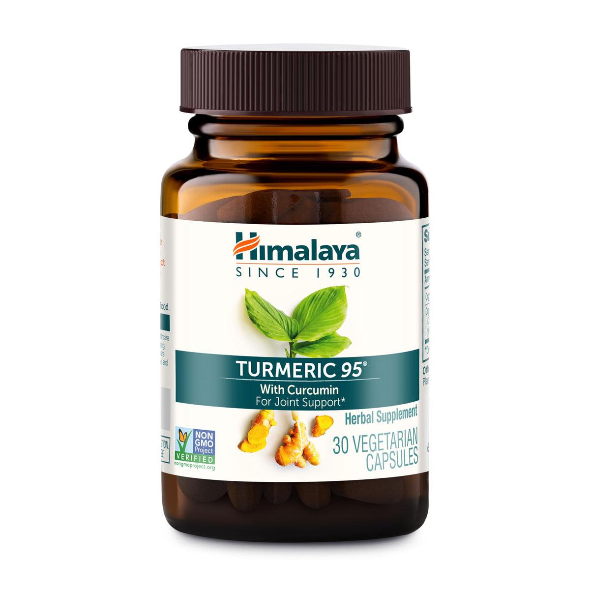 Himalaya Curcuma 95 Curcumine 600 mg 30 Capsules - vue de face