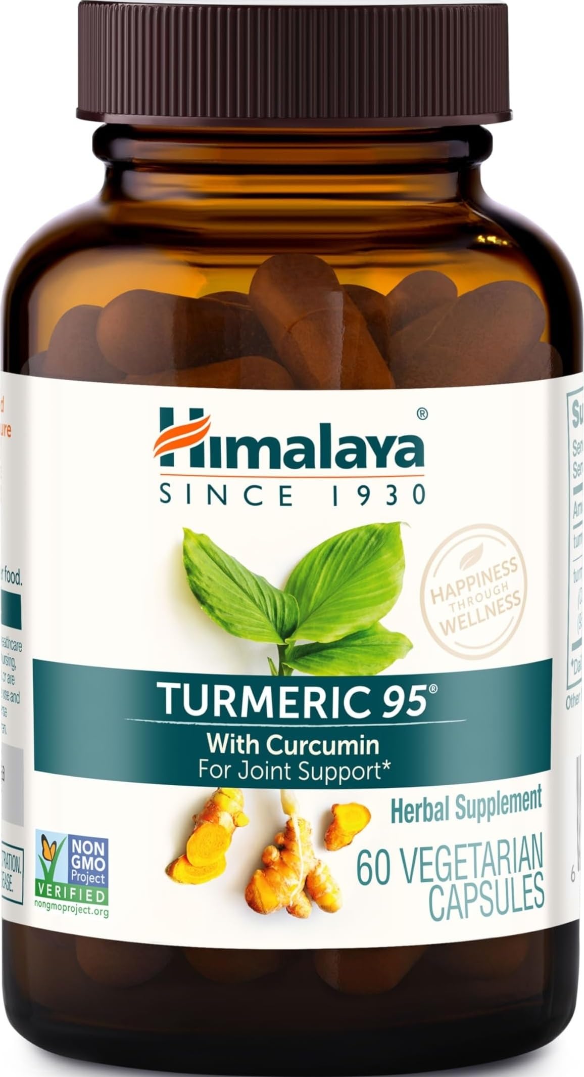 Himalaya Curcuma 95 Curcumine 600 mg 60 capsules - vue avant