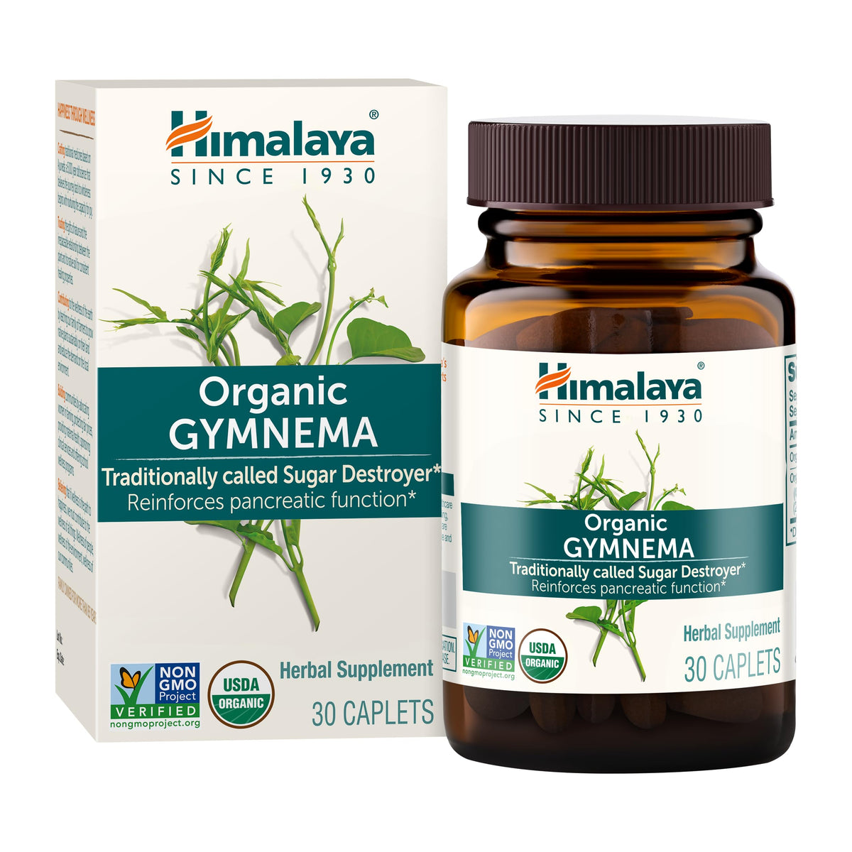 Himalaya Extrait de Gymnema Sylvestre Bio 700 mg emballage arrière