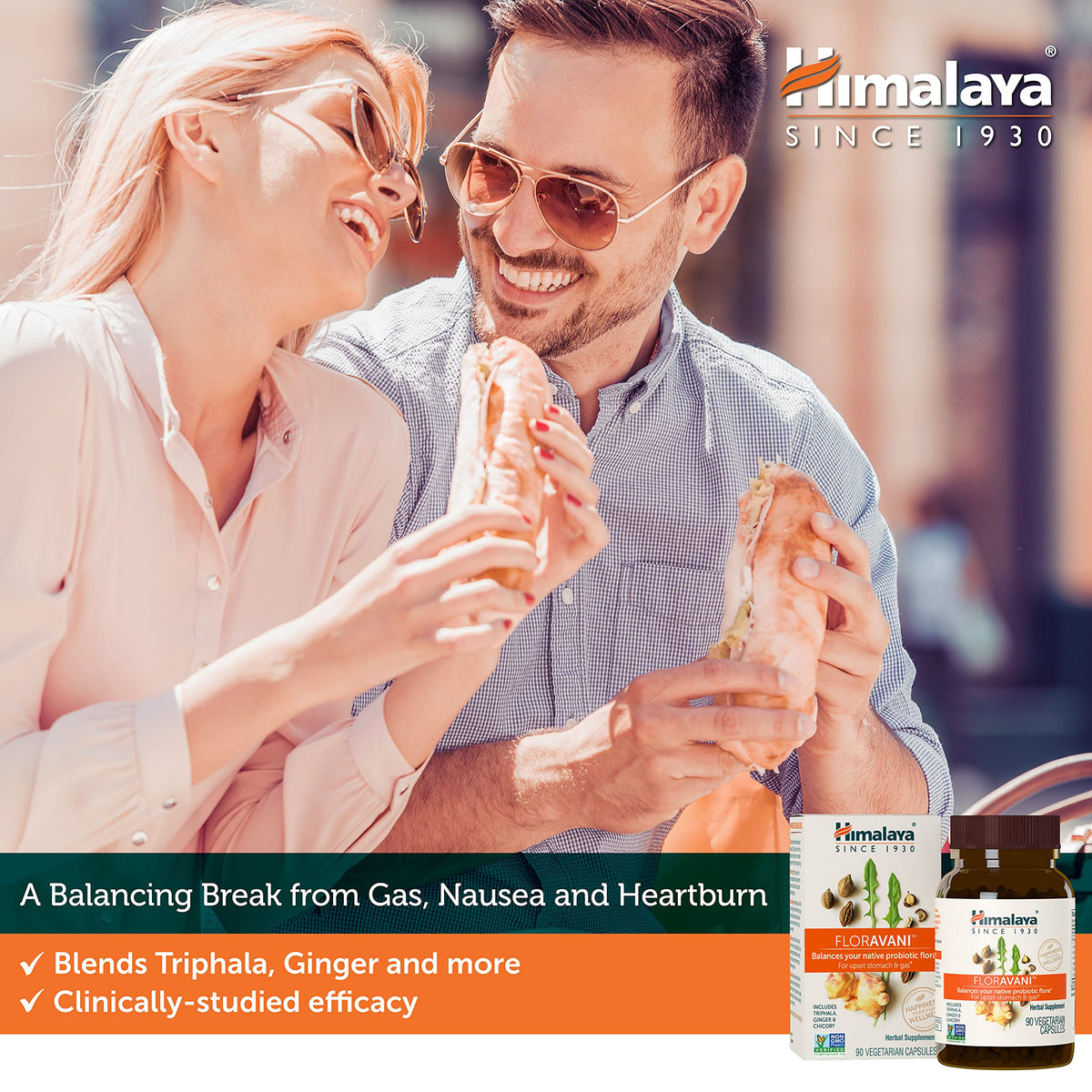 Himalaya FlorAvani complément alimentaire sur fond blanc