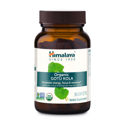 Himalaya Gotu Kola Capsules 650 mg 90 Caplets vue de face