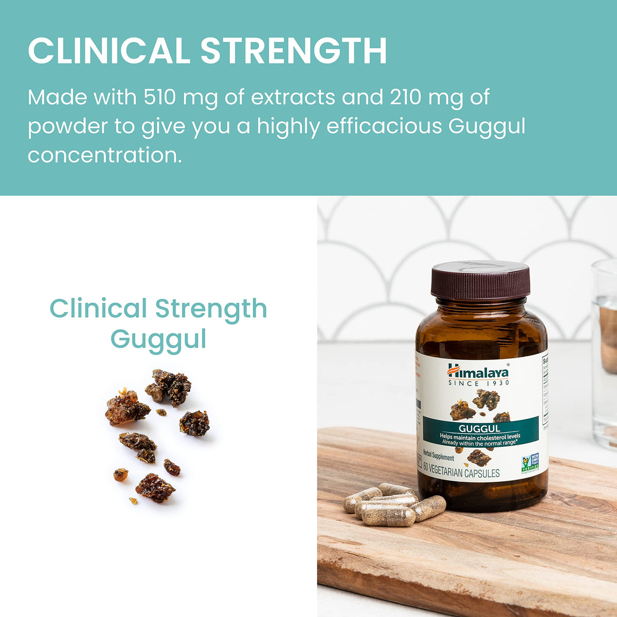 Himalaya Guggul 720 mg capsules avec des ingrédients naturels