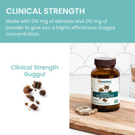 Himalaya Guggul 720 mg capsules avec des ingrédients naturels