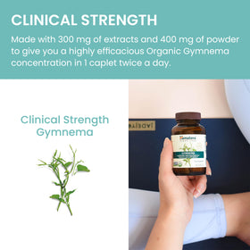 Himalaya Gymnema Sylvestre 700mg comprimés sur une table