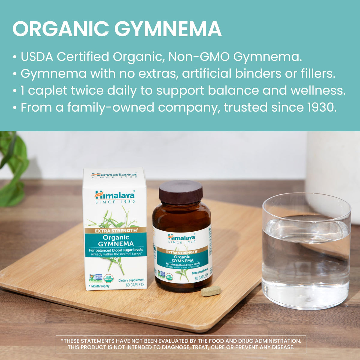 Himalaya Gymnema Sylvestre Extra Strength 1085 mg gélules arrière