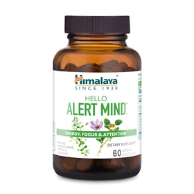 Himalaya Hello Alert complément alimentaire L-Théanine 60 gélules vue avant