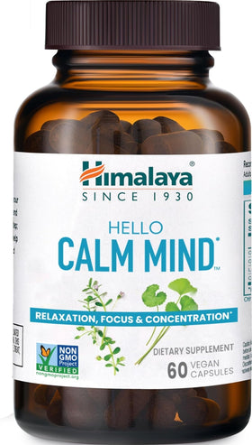 Himalaya Hello Calm Mind 60 capsules vue de face