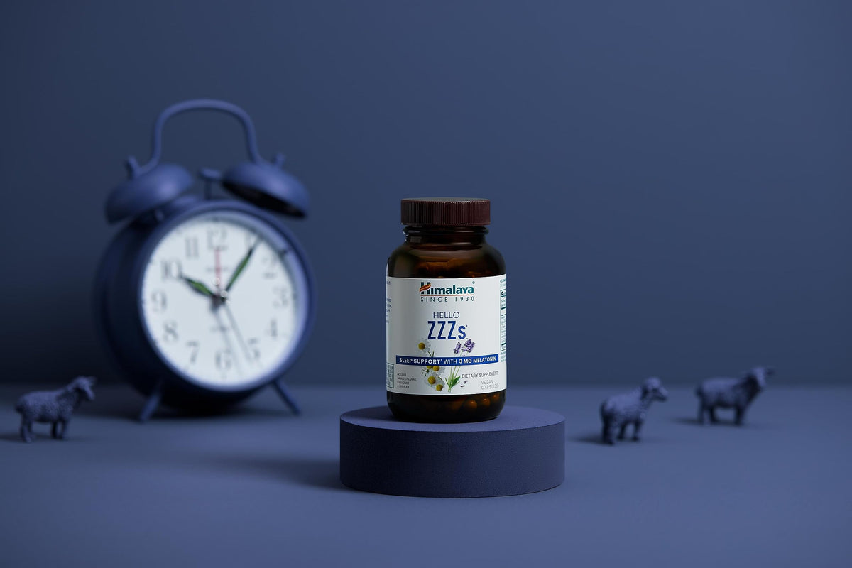 Himalaya Hello ZZZs 60 capsules en situation de nuit
