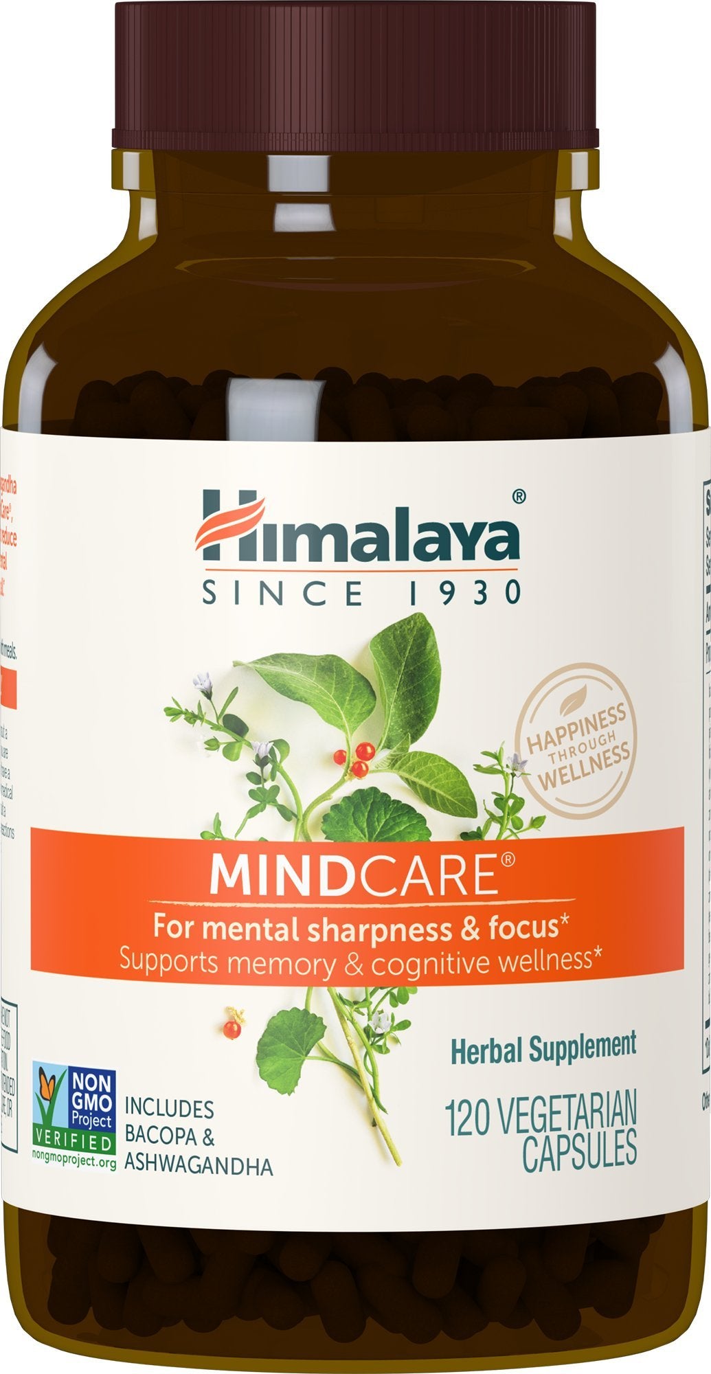 Himalaya MindCare complément cérébral 120 gélules vue de face