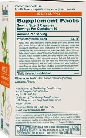 Himalaya MindCare complément cérébral 60 capsules avec étiquette