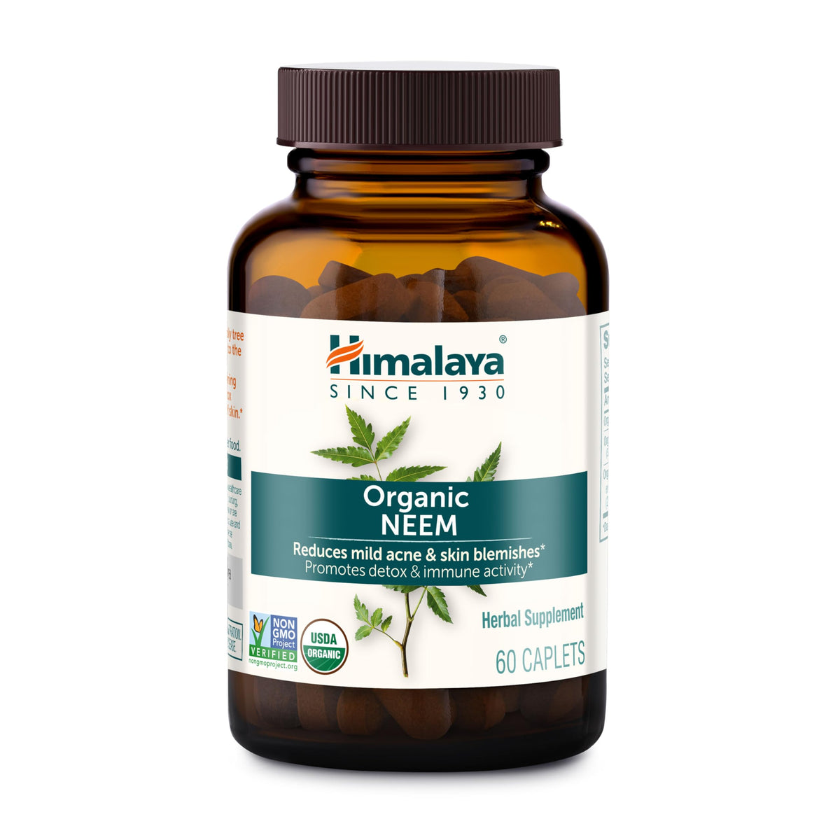 Himalaya Neem Bio 600 mg, 60 comprimés, vue de face