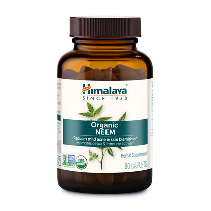 Himalaya Neem Bio 600 mg, 60 comprimés, vue de face