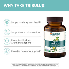 Himalaya Organic Tribulus Terrestris 688 mg étiquette du flacon